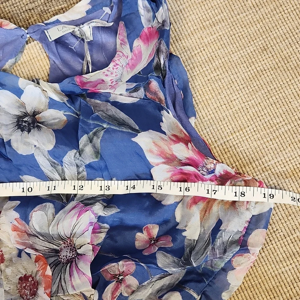 Lara G silk blend floral dress XL NWT - Picture 5 of 6